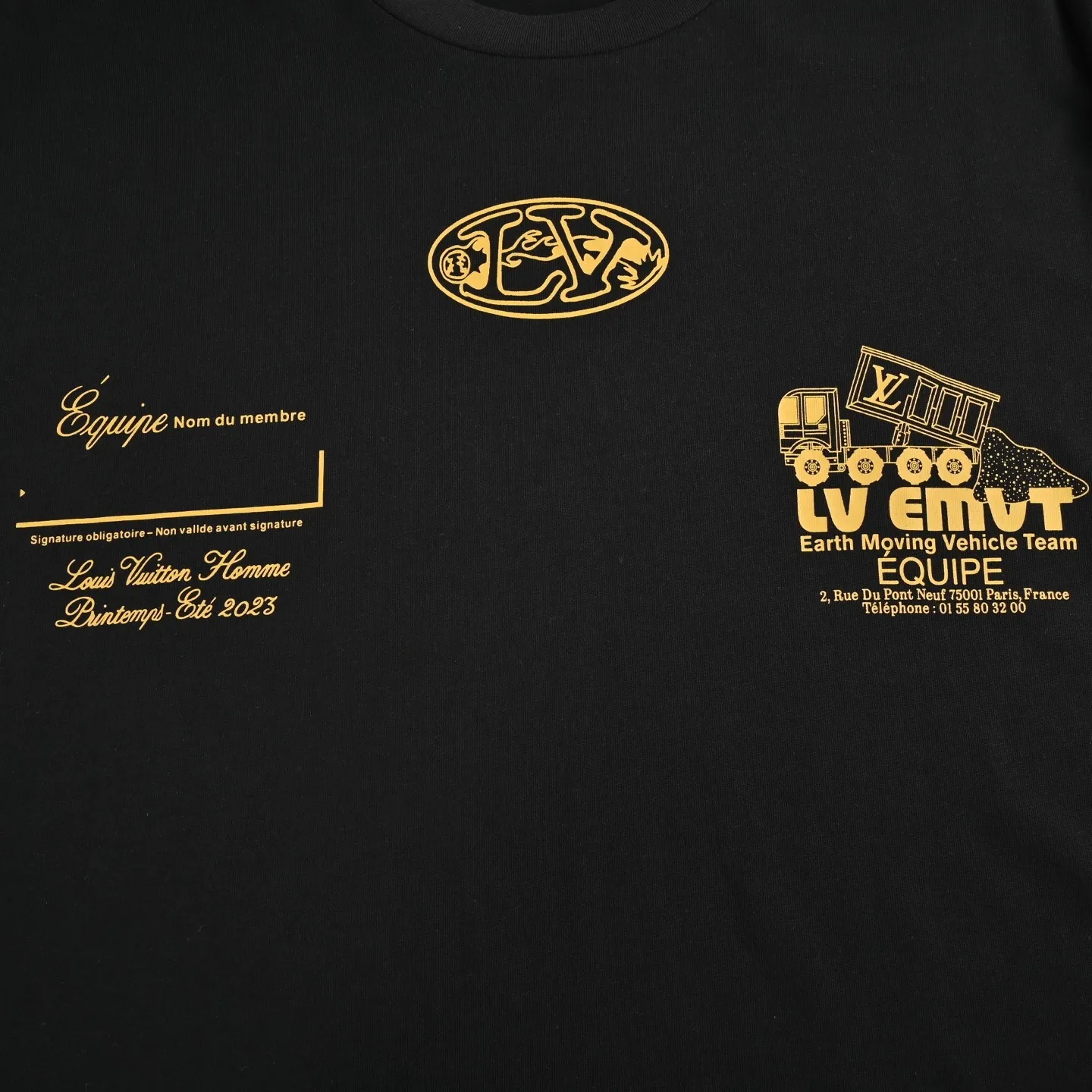 Louis Vuitton/Louis Vuitton 23ss truck short sleeves